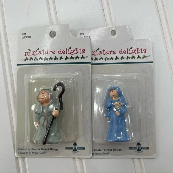 Miniature Delights Nativity Set Christmas Crafting - Picture 3 of 7